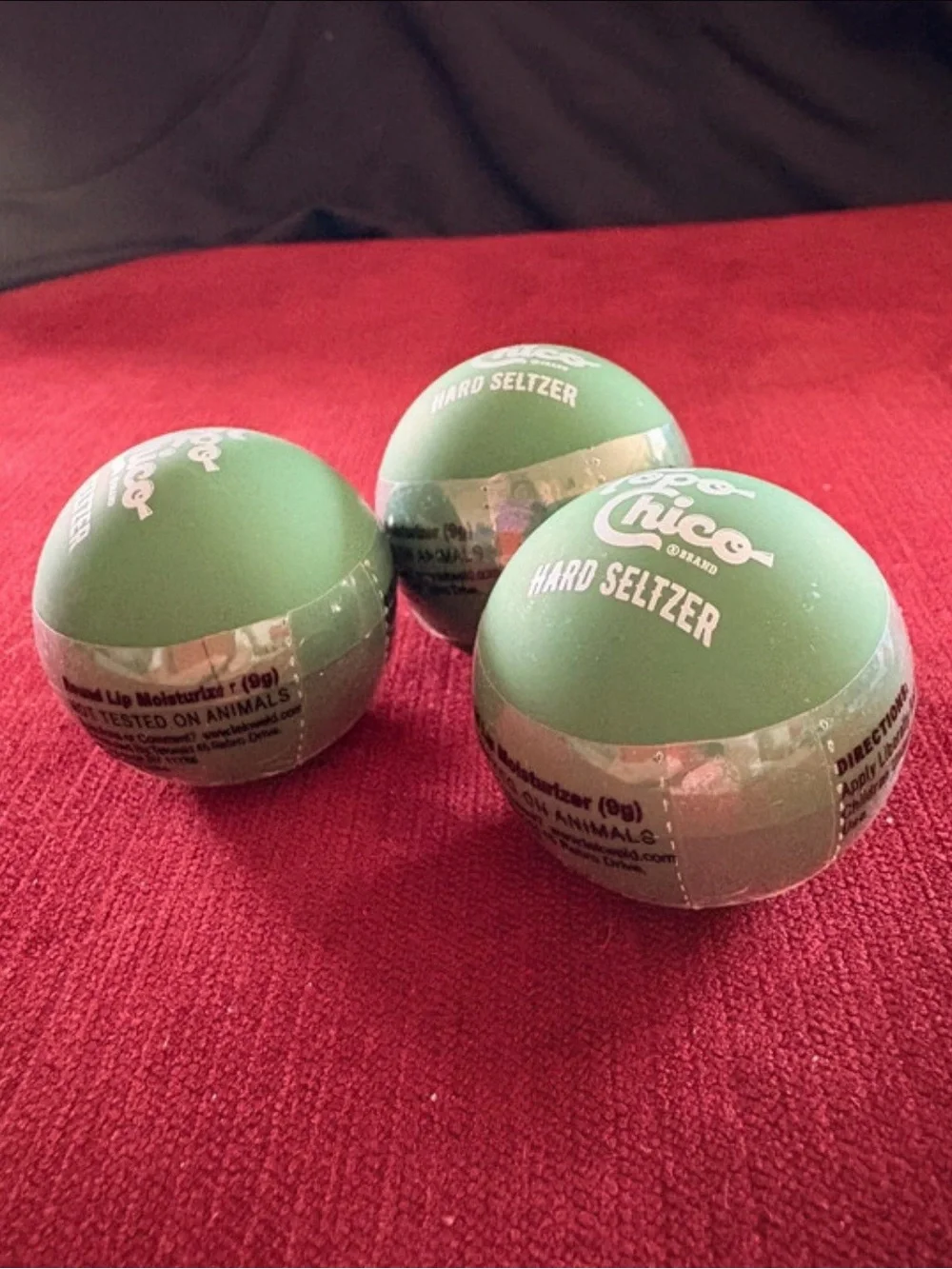 Unused Lot of 3 Hard Seltzer Lip Balm